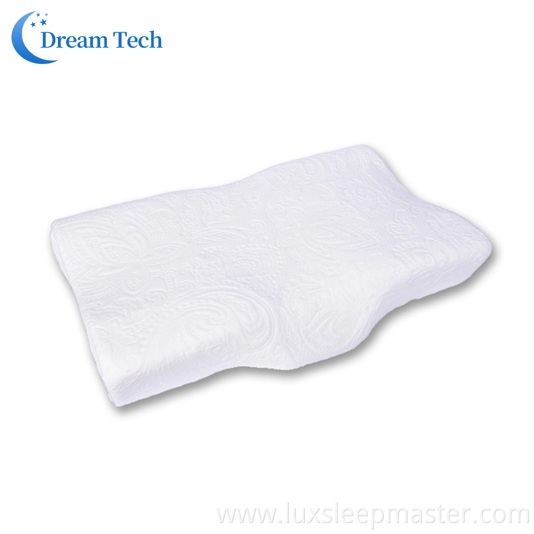 Custom Shape High Quality Premium Ergonomic Neck Cervical Orthopedic Memory Foam Pillow